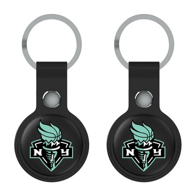 Keyscaper WNBA Insignia Black Airtag Holder 2-Pack