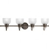 Progress Lighting Archie Collection, 4-Light Wall Sconce, Venetian Bronze, Prismatic Glass Shade - 2 of 4
