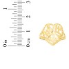 10k Yellow Gold 16mm #1 Wife Heart Openwork Filigree Ring - 4 of 4
