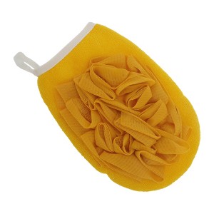 Unique Bargains Double Side Bath Flower Shower Gloves for Bathroom 7.87"x4.92" 1 Pc - 1 of 3