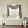 Gracie Mills Gayle Lightweight Crushed Sheer Window Scarf - 2 of 4