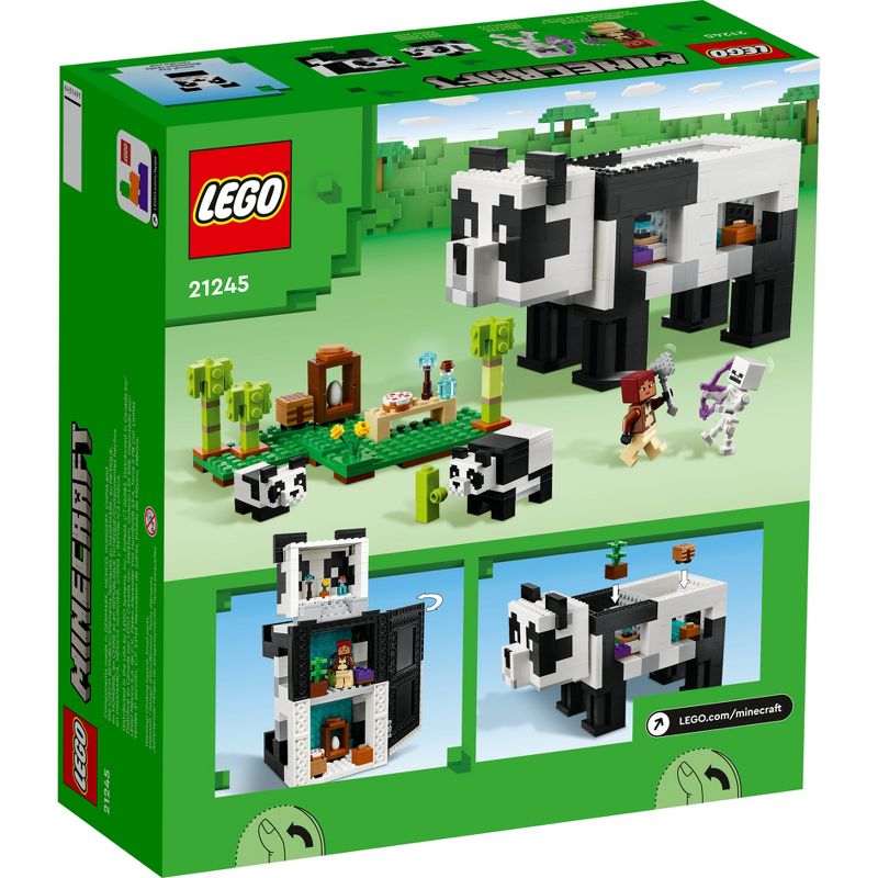 LEGO Minecraft The Panda Haven Toy House with Animals 21245, 5 of 8