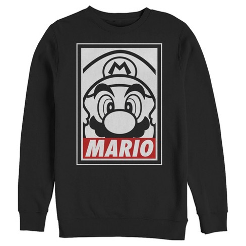 Men's Nintendo Mario Close Up Sweatshirt - image 1 of 3