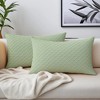 REGALWOVEN Geometric Pattern Soft Cozy Throw Pillow Covers for Living Room Sofa Home Decor 2 Pcs - 2 of 4