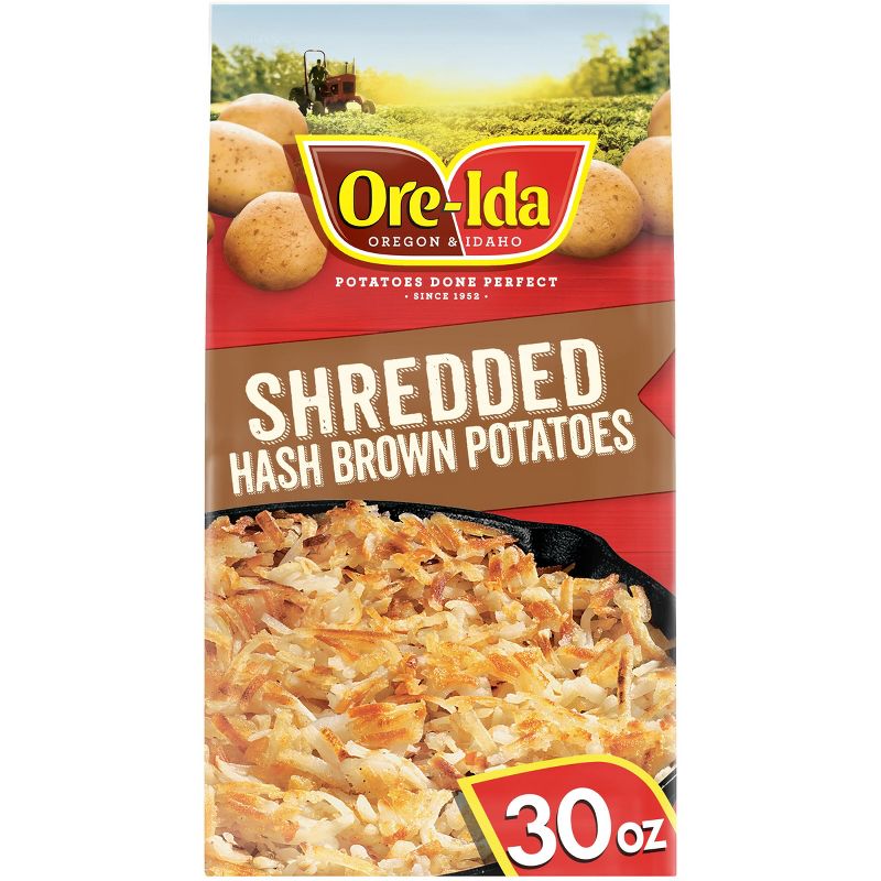 Ore-Ida Gluten Free Frozen Shredded Hash Brown Potatoes - 30oz, 1 of 12