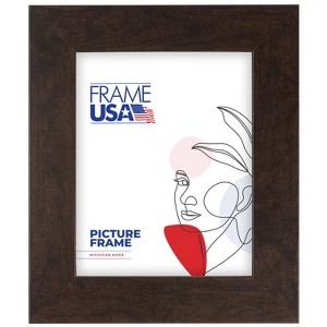 Corporate Wide Brazilian Walnut Single Image Picture Frame - 1 of 3