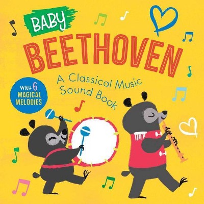 Baby Beethoven: A Classical Music Sound Book (with 6 Magical Melodies) - (Baby Classical Music Sound Books) by  Little Genius Books (Board Book)