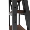 LIVAREEmlen Bakers Rack Storage shelves 4-Level Metal and Wooden Shelves,Kitchen Organizers,for Garage,Pantry,Bathroom,Closet - 4 of 4