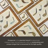 Pimpernel A History of Golf Coasters - Set of 6 Square Cork Backed Drink Coasters with Vintage Sports Artwork - Heat & Stain Resistant - 4 of 4