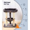Pets 28" Cat Tree Tower for Indoor Cats, Tall Cat Scratching Post with Large Bed for Maine Coon Big Cats, Sisal Cat Scratcher - 4 of 4