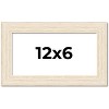 PosterPalooza | 12x6 Wide Barnwood Picture Frame, UV Acrylic, 6 Finishes - Grey, Brown, White, and Black - 2 of 4