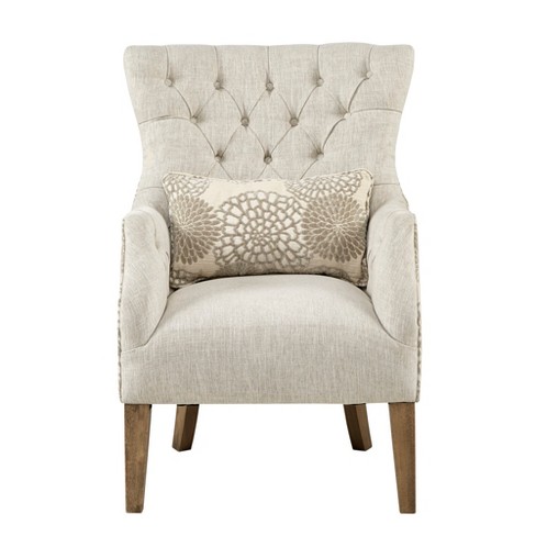 beige accent chairs