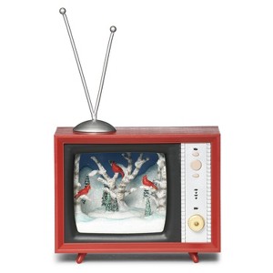 Roman Lighted Musical Cardinal Television Christmas Decorative Figurine - 1 of 4