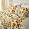 Acoinel Lightweight Cotton Blend Bedspread Set Sunflower - 4 of 4