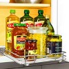 Lynk Professional Slide Out Vertical 10.25" Single Metal Spice Rack Silver: Kitchen Cupboard Organizer, Pull Out Storage - 2 of 4