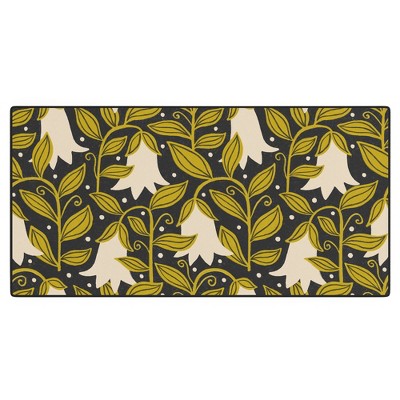 Alisa Galitsyna Hand Drawn Florals Desk Mat - Deny Designs