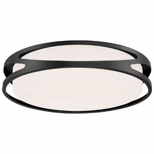 Access Lighting Lucia 1 - Light Flush Mount in  Black - 1 of 4