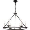 Elegant Lighting Maine 6 light Black chandelier - 4 of 4