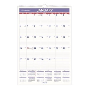 Erasable Wall Calendar, 15.5 x 22.75, White Sheets, 12-Month (Jan to Dec): 2026 - 1 of 4