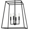 Quoizel Lighting Prescott 4 - Light Pendant in  Matte Black - 4 of 4