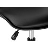 Office Chair, Adjustable Height, Swivel, Ergonomic, Computer Desk, Work, Juvenile, Black Leather Look, Black Metal, - 4 of 4