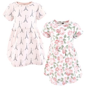 Luvable Friends Hudson Baby Short-Sleeve Dresses 2pk - 1 of 2