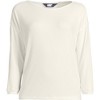 Lands' End Women's 3/4 Sleeve Cozy Rib Dolman Top - 3 of 4