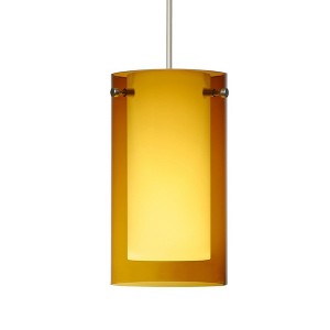 Besa Lighting Pahu 4 1 - Light Pendant in  Satin Nickel - 1 of 1