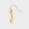Butterfly Bows & Pearls Earring Set 30pc - Wild Fable™ Gold: Hoop & Stud Styles, Recycled Zinc - 3 of 3