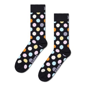 Happy Socks Adult Men and Women Crew Classic Big Dots Socks in sustainable materials - Pair of socks in different size and colors - 1 of 3