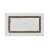 Hotel Bath Rug 100% Premium Cotton Tufted Weave Two Tone Reversible Bathroom Rug, Super Soft Absorbent, Machine Washable Bath Mat - 2 of 4
