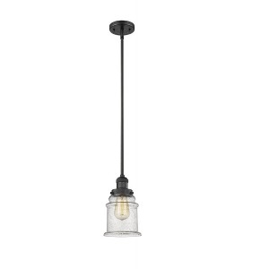 Canton - 1 Light Stem Hung Mini Pendant In Industrial Style-10 Inches Tall and 6.5 Inches Wide - 1 of 1