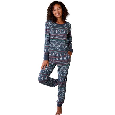 Women's Fair Isle Pajama Set - LASCANA