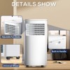 8000 BTU Portable Air Conditioner, 3-in-1 AC Unit with Cooling, Fan & Dehumidifier, Sleep Mode, 24H Timer, Window Sealing Kit - 4 of 4