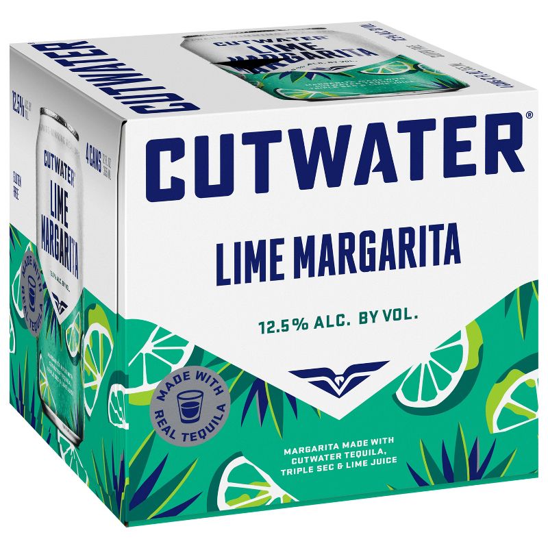 Cutwater Lime Tequila Margarita Cocktail - 4pk/12 fl oz Cans, 3 of 13
