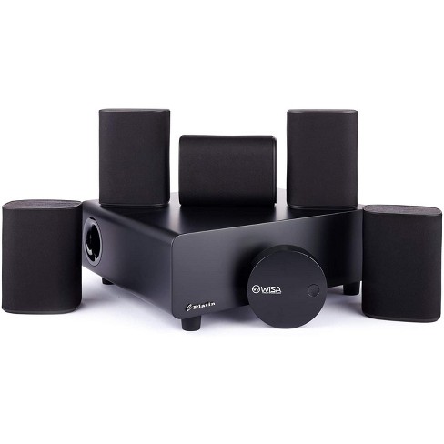 Platin Milan 5 1 With Wisa Soundsend Home Theater System Space Saving Wireless Surround Sound Feature 5 1 Channels Of Uncompressed 24 Bit 48 Khz Sound Wisa Certified Target