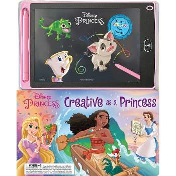 Disney Princess: Creative as a Princess - (Book with LCD Screen) by  Maggie Fischer (Board Book)