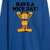 Men's - Garfield - Have A Nice Day Long Sleeve Graphic T-Shirt - 2 of 4
