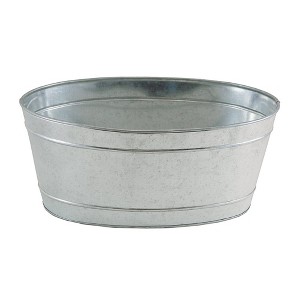Oval Galvanized Decorative Tub - Achla Designs - 1 of 3