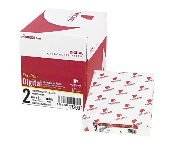 Nekoosa Fast Pack Digital Carbonless Paper - 2500 Per Carton