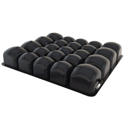 Black PVC Air Cells Wheelchair Seat Cushion 16” x 16”
