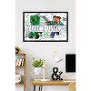Trends International Minecraft: Doodle - Steve & Creeper Framed Wall Poster Prints - 2 of 4