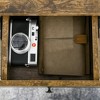 HOMCOM 2-Tier End Table with Wireless Charging Station and 2 USB Ports, Small Side Table with Drawer, Rustic Brown - 4 of 4