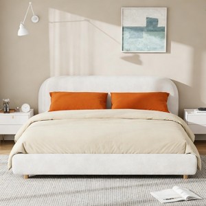 ModernLuxe Cloud Bed Frame King Uphol...