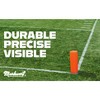 Markwort Football Pylons – Set of 4 – Orange End Zone & Goal Line Markers for Field Visibility - 4 of 4