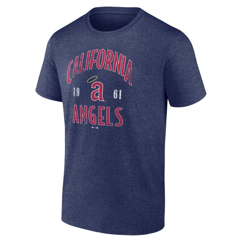 MLB Los Angeles Angels Men's Bi-Blend T-Shirt, 2 of 4