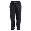 Game of Thrones Bolton Sigil Unisex Jogger Sweatpants with Pockets for Men and Women Black - 3 of 4