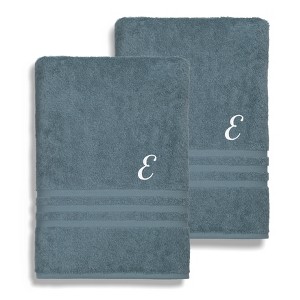 Linum Home Textiles 100% Turkish Cotton 2PC Denzi Bath Towel Set - 1 of 1