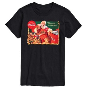 Men's - Coca-Cola - Vintage Santa With Coca Cola Ice Cooler Short Sleeve Graphic T-Shirt - 1 of 4