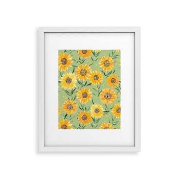 Ninola Design Countryside Sunflowers Summer Framed Wall Art - Deny Designs